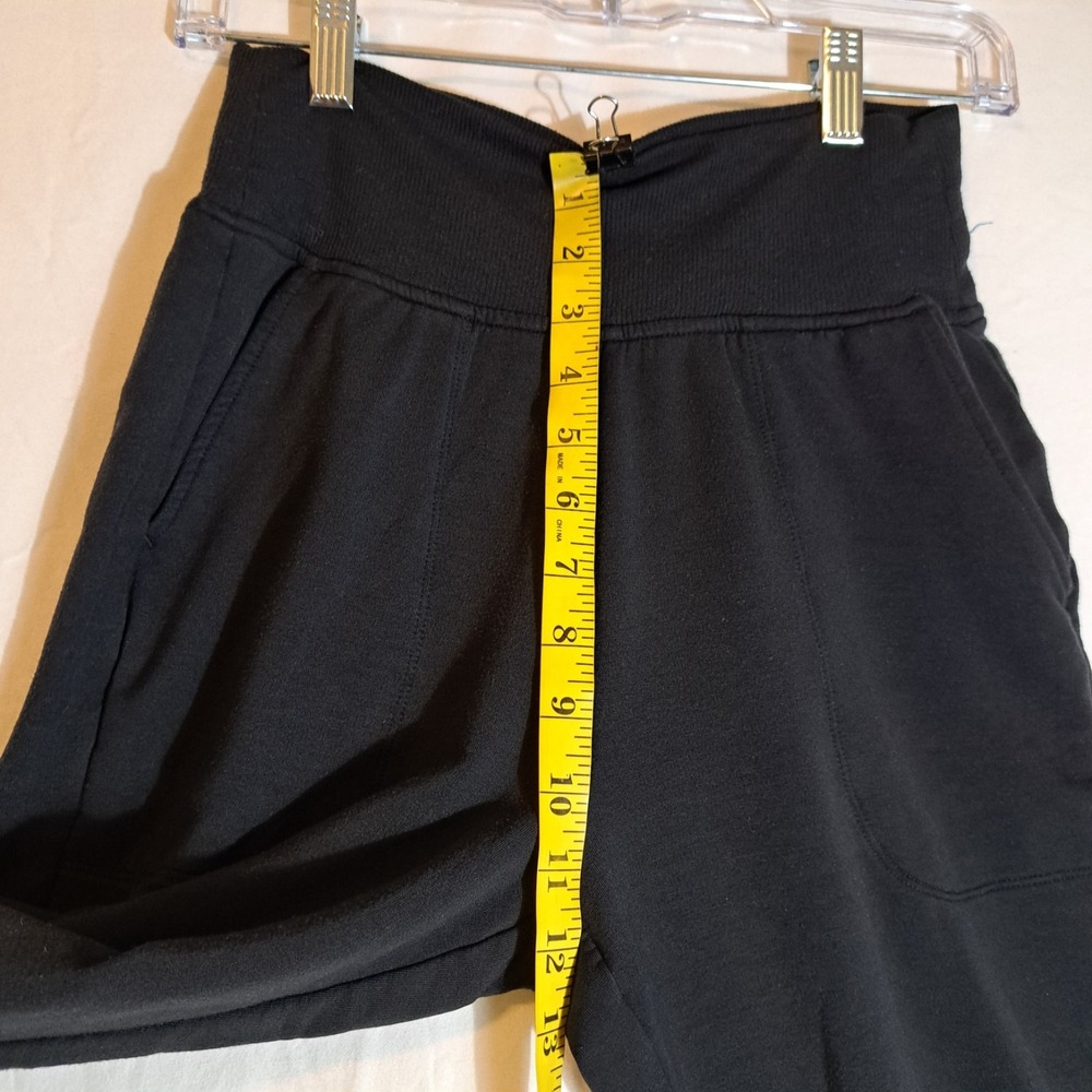 Athleta Women's Black Joggers Size XSMALL High Rise pockets - Picture 7 of 9